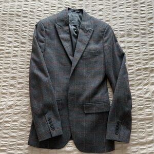 ASOS Charcoal Plaid Blazer